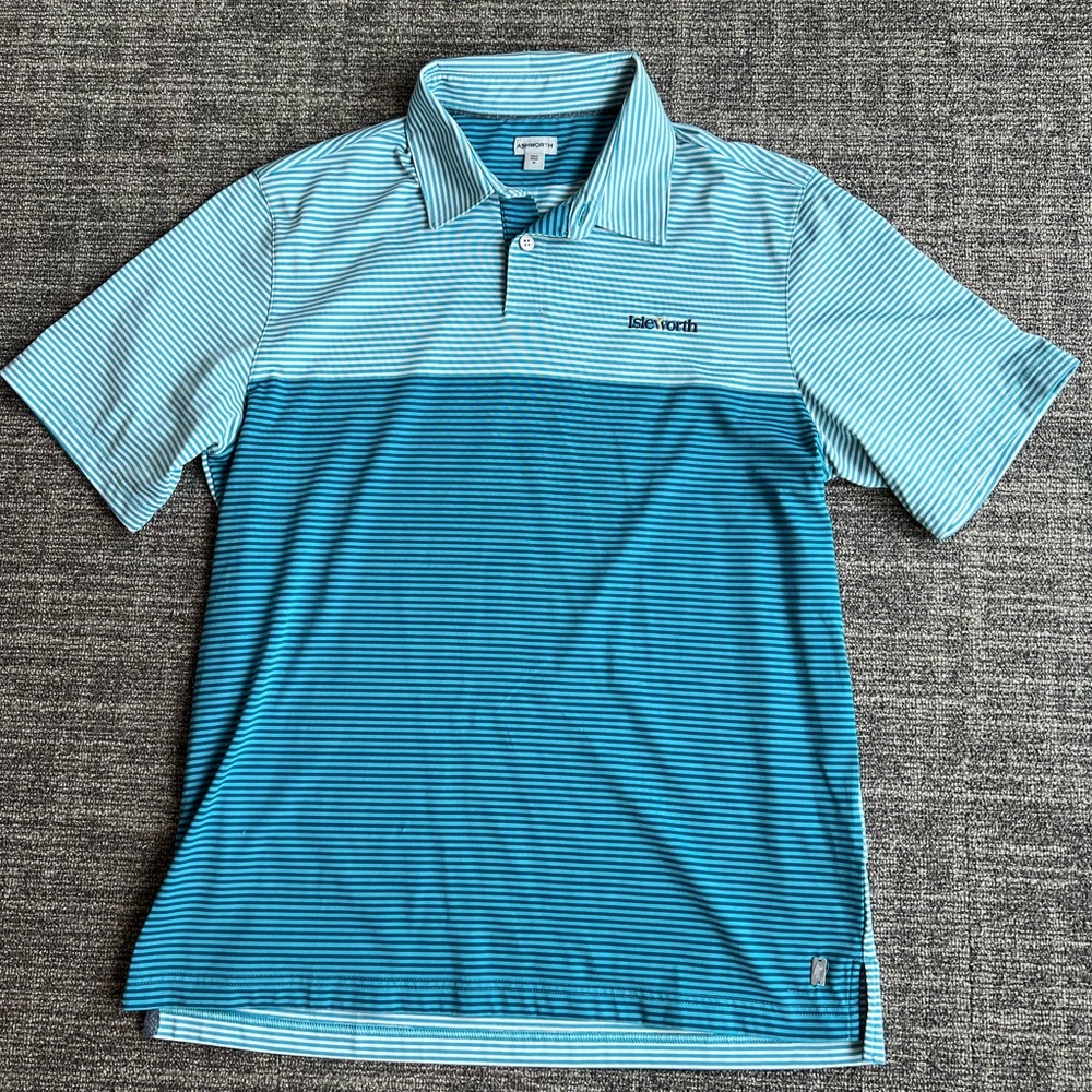 Ashworth Men’s Golf Shirt - Isleworth Logo - Size Medium